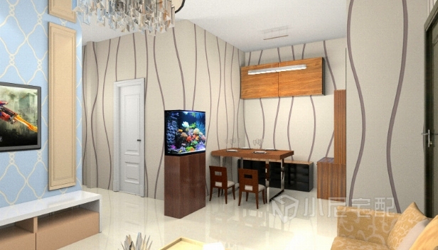 92㎡/兩室一廳一衛(wèi)/現(xiàn)代