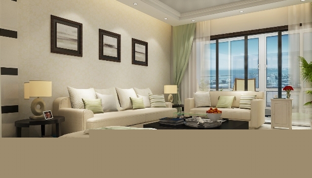 90㎡/兩室一廳一衛(wèi)/簡約