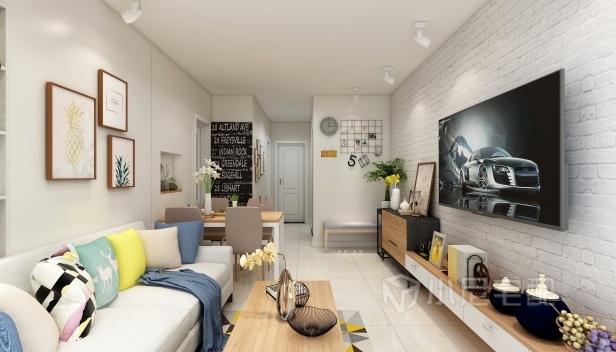 70㎡/兩室一廳一衛(wèi)/現代