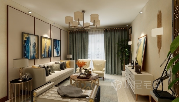 120㎡/三室兩廳兩衛(wèi)/中式