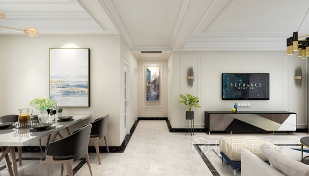 130㎡/三室一廳兩衛(wèi)/現(xiàn)代