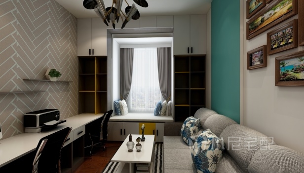 90㎡/兩室兩廳一衛(wèi)/現(xiàn)代