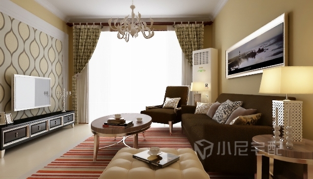 100㎡/三室兩廳一衛(wèi)/簡約