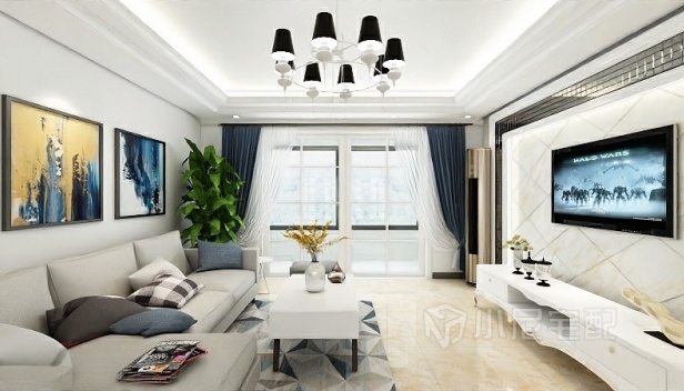 128㎡/三室兩廳兩衛(wèi)/現(xiàn)代