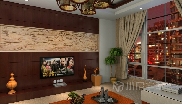 92.64㎡/三室兩廳一衛(wèi)/中式