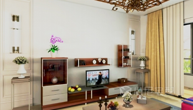 116.08㎡/三室兩廳一衛(wèi)/中式