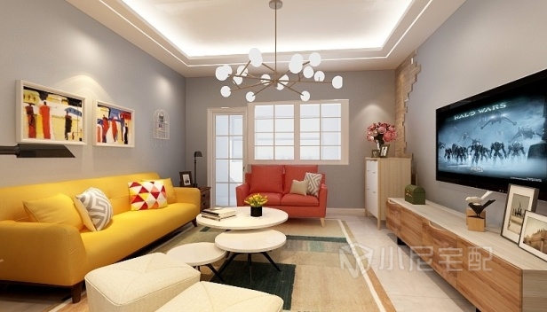 89㎡/兩室一廳兩衛(wèi)/現(xiàn)代