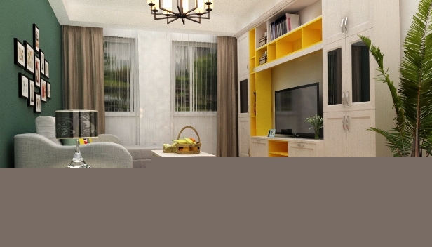 95㎡/兩室一廳一衛(wèi)/現(xiàn)代