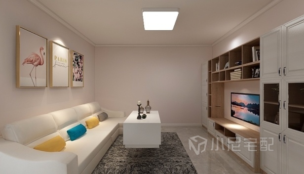 85㎡/兩室一廳一衛(wèi)/現代