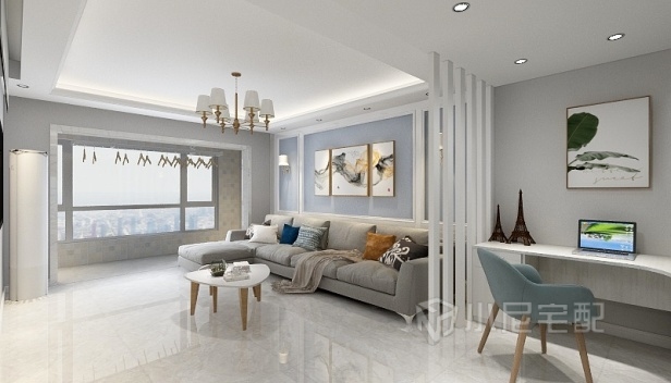 120㎡/三室兩廳一衛(wèi)/混搭