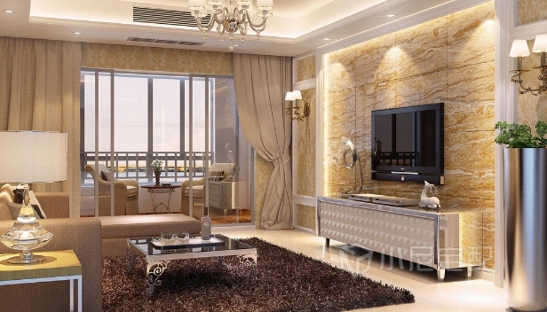 100㎡/三室兩廳一衛(wèi)/現(xiàn)代