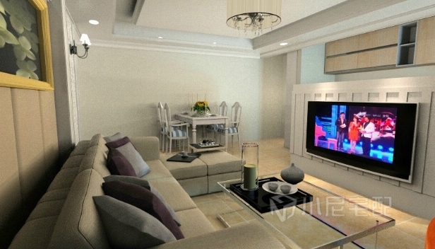 88㎡/兩室一廳一衛(wèi)/現(xiàn)代