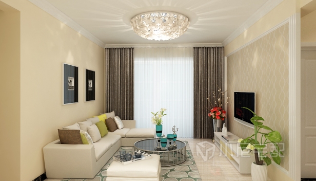 109㎡/三室兩廳一衛(wèi)/現(xiàn)代